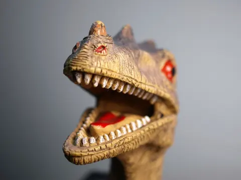 A dinosaur, the roaring kind